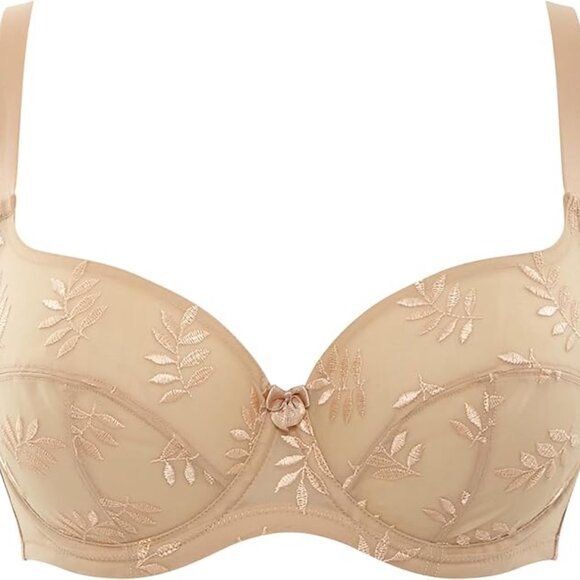 Panache Cream Floral Bra - Picture 3 of 5